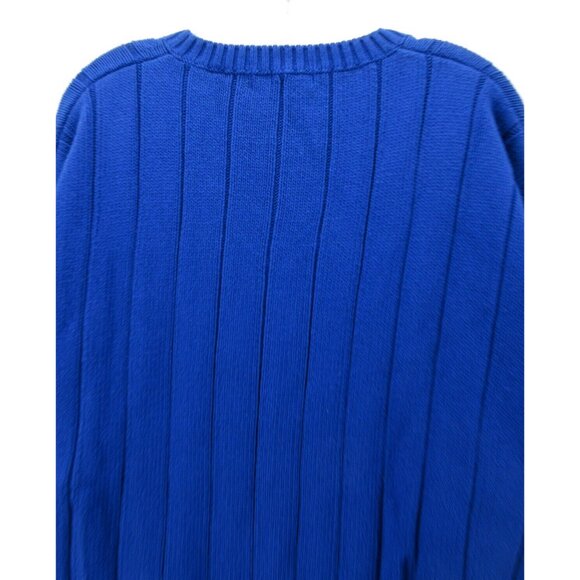 VINTAGE Eddie Bauer Sweater Large Pullover 90s Chunky Knit Heavy Logo - Picture 8 of 10